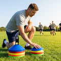 Rugby Training Marker Cones in multiple colours with cone stand