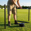Plastic Chain Barrier in vibrant colours for versatile use