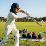 Professional cricket helmet available in various sizes and colours