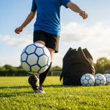 Club football in various sizes and colours, suitable for multi-surface use