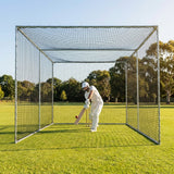 Cricket nets made from HDPE, available in various sizes for indoor and outdoor use