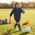 Children's waterproof raincoat with stowaway hood