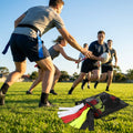 Tag rugby belt set with 10 belts and 20 colourful tags