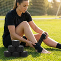 Elastic Adhesive Bandage Tape – Black/White – Cotton Spandex – Sports & Physio Use