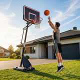 Adjustable Basketball Hoop with Portable System