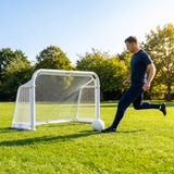 Aluminium Folding Football Goal in various sizes and colours, ideal for training and matches