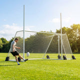 Aluminium Combi Goal Posts 12x6ft for Youth Sports