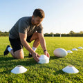 Rugby Training Marker Cones in multiple colours with cone stand