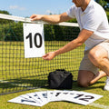 A4 PVC number plates for sports pitches and courts