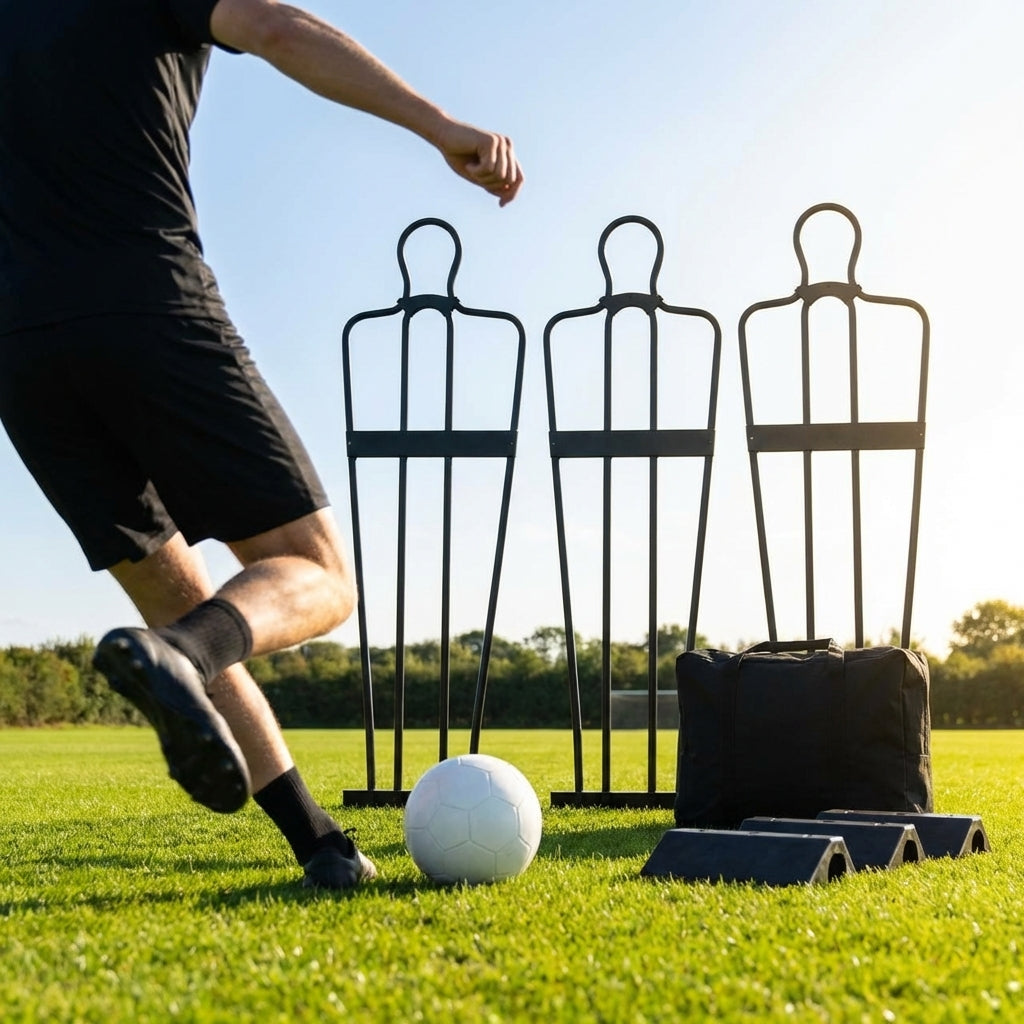 Football training mannequins made from shatterproof PVC, 6ft tall
