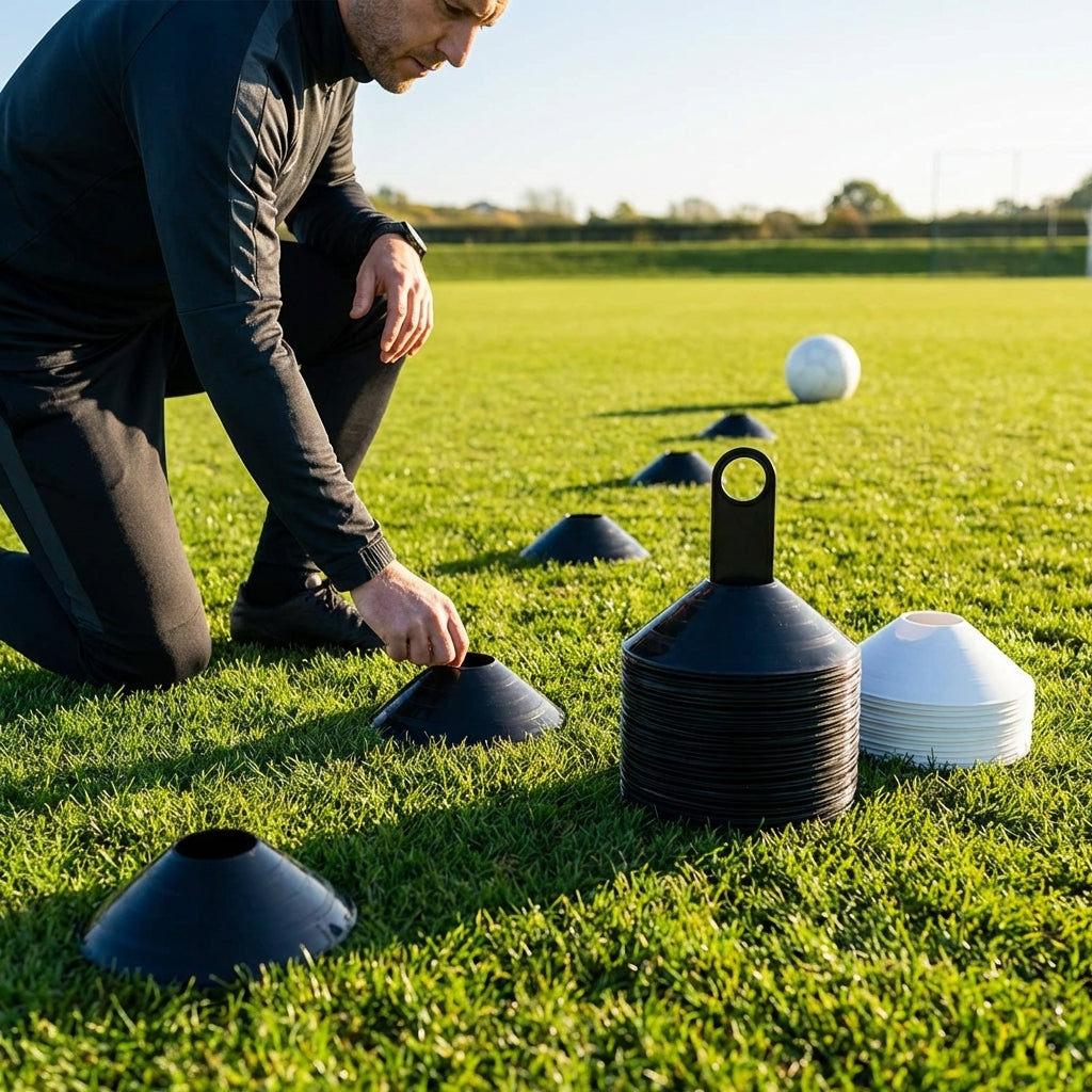 Mini Training Marker Cones for sports training in multiple colours
