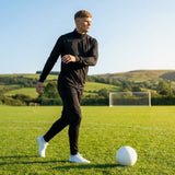 Men's full zip tracksuit in black and navy blue