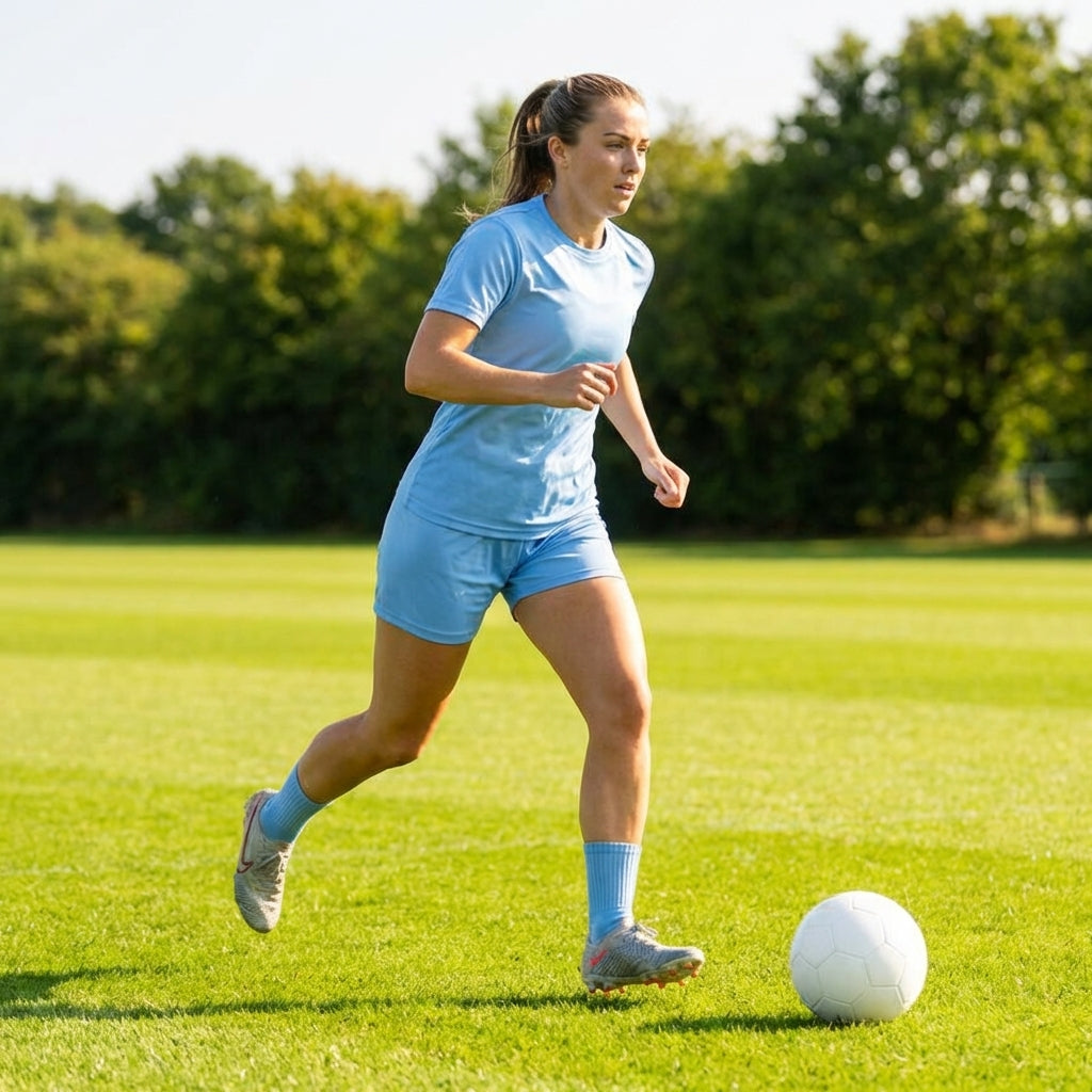Polyester Football Shorts in multiple colours and sizes, perfect for athletes