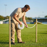 Plastic Chain Barrier in vibrant colours for versatile use