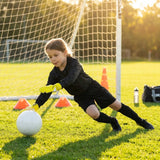 Kids Goalkeeper Shirt in Fluorescent Colours for Football