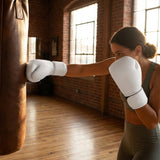 Boxing gloves in multiple colours made of PU leather for combat sports