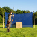Custom-size archery netting in multiple colours for indoor and outdoor use