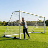 Aluminium football goal 24x8ft for outdoor matches