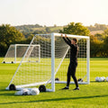 Replacement football goal nets for Alu110 goals, various sizes in white