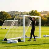 Replacement football goal nets for Alu110 goals, various sizes in white