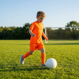 Kids' football kit in multicolour with shirt, shorts, and socks