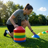 Mini Training Marker Cones for sports training in multiple colours
