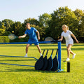 Mini Tennis Net Set with rackets and balls, perfect for backyard and club use