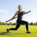 Aerobic weight bar with foam padding for home and gym use