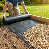 Heavy Duty Weed Control Fabric – Black – 50gsm/100gsm PP – Garden & Driveway Use