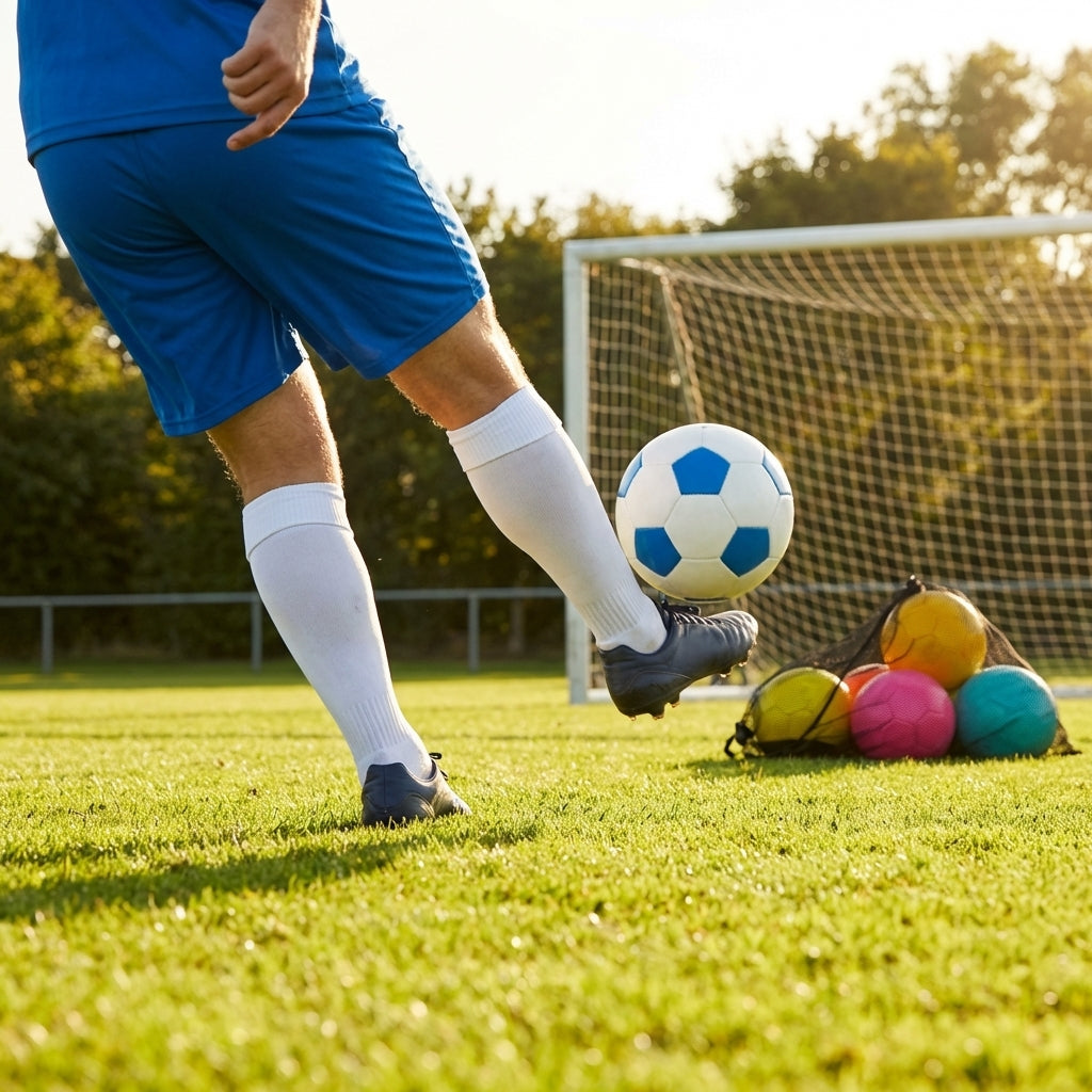 Training football in multiple sizes and colours with TPU and EVA foam