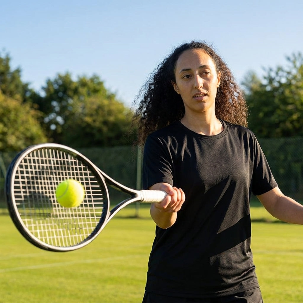 Women's T-Shirts in 5 sizes made from 100% polyester for sports