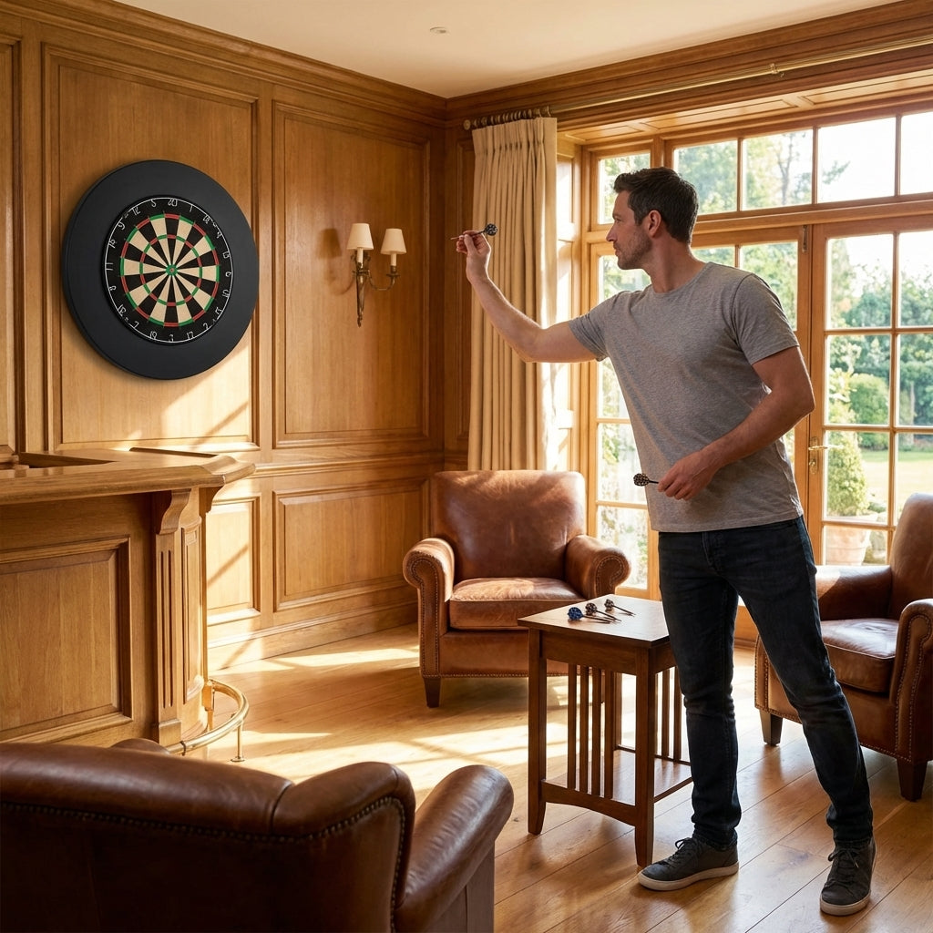 Dartboard surround made of EVA foam available in multiple colours