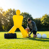 Inflatable goalkeeper mannequin for football training