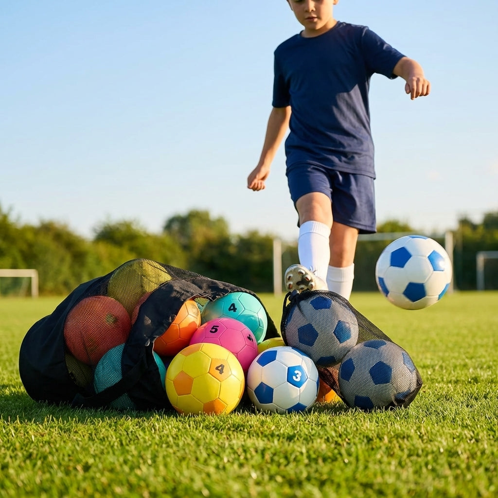 Training Footballs in Various Colours and Sizes with Durable TPU
