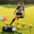 Agility Training Cone Hurdle Set – Fluorescent – UV Treated PVC – Indoor/Outdoor image 6