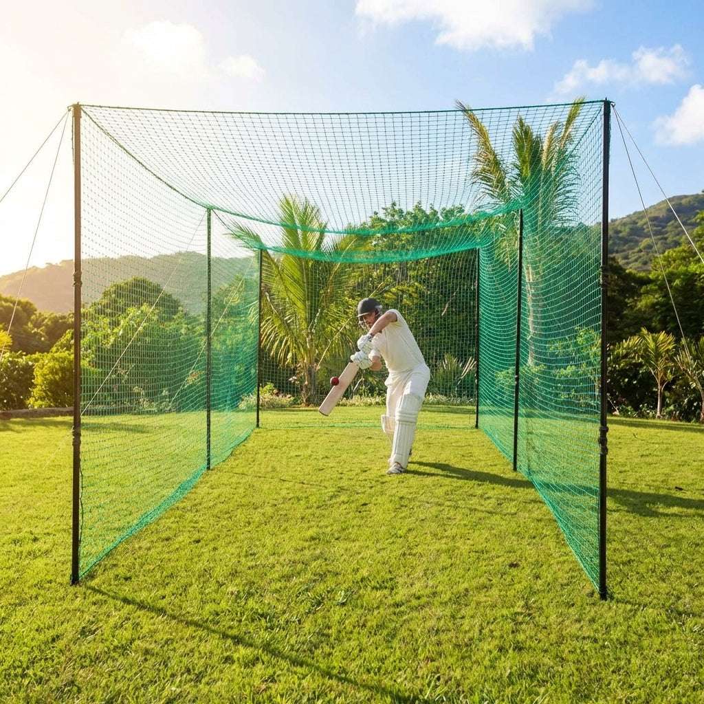 Ultimate Cricket Net for garden training, available in multiple sizes