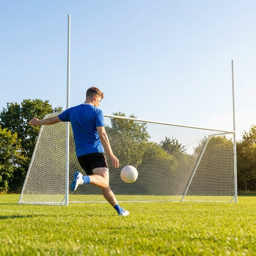 Freestanding Gaelic and Hurling Goal with Aluminium Frame