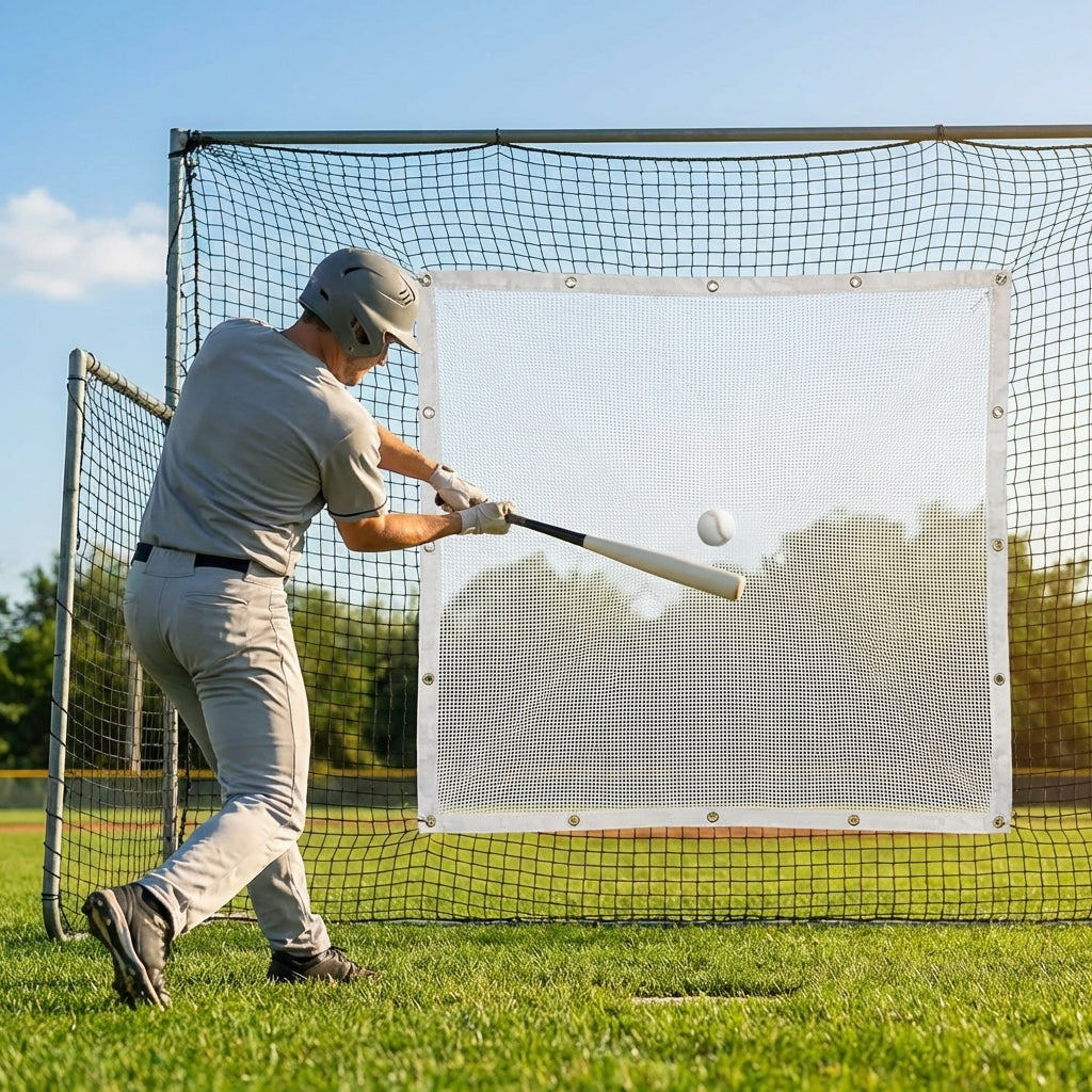 Baseball Batting Cage Net Savers in Multiple Sizes and Colours