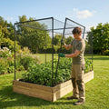 Steel fruit cage kits for garden use