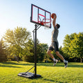 Adjustable Basketball Hoop with Portable System