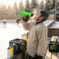 Ice Hockey Water Bottle 1L BPA-Free Plastic