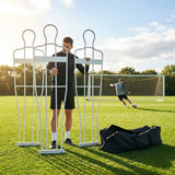 Football training mannequins made from shatterproof PVC, 6ft tall