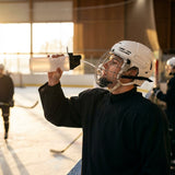 Ice Hockey Water Bottle 1L BPA-Free Plastic