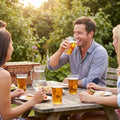 Unbreakable plastic glasses pack of 4, perfect for garden and hot tub use