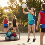 Reversible netball bibs in various colours and sizes for sports teams