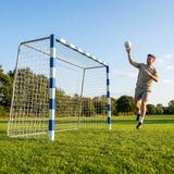Professional handball goal with aluminium frame