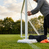 Replacement football goal nets for Alu110 goals, various sizes in white