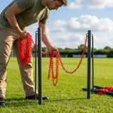 Plastic Chain Barrier in vibrant colours for versatile use