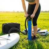 SUP Hand Pump equipped with dual and triple action for water sports