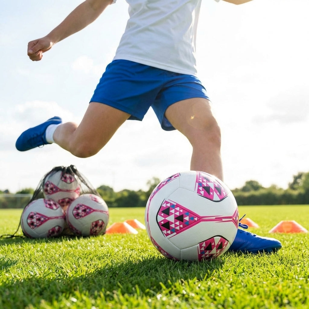 Multi-colour football designed for training and matches